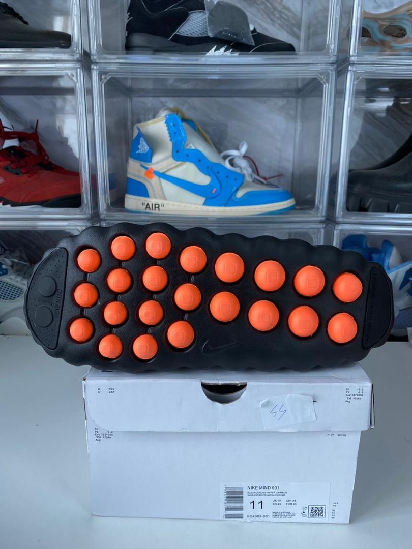 Nike Mind 001 Black Chrome Hyper Crimson