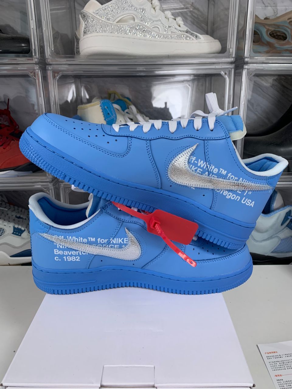Off-White x Nike Air Force 1 Low MCA University Blue