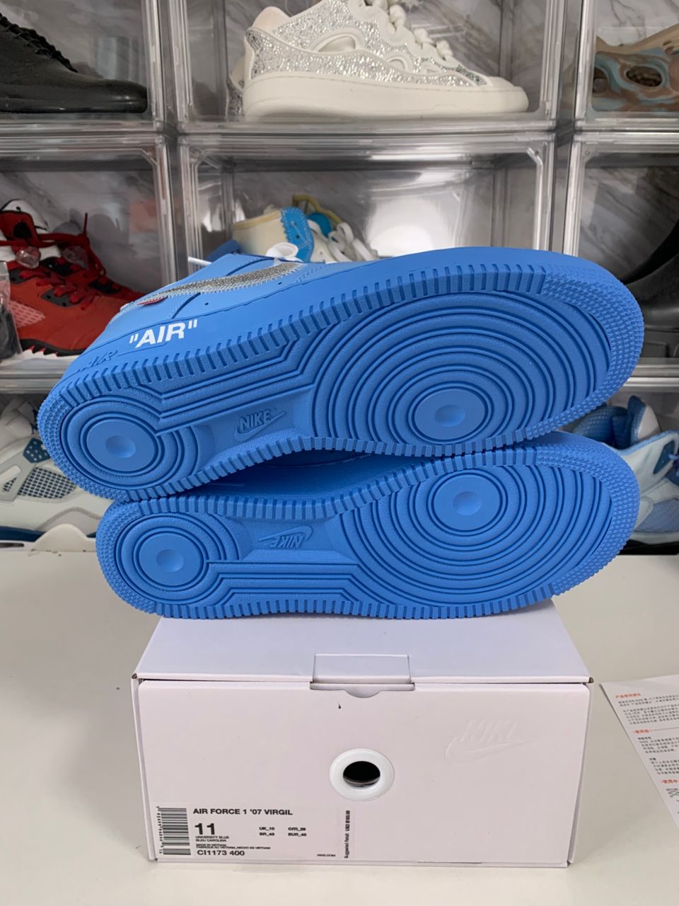 Off-White x Nike Air Force 1 Low MCA University Blue